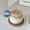 blue circle, variant on CHUNTIAN Mushrooms 9527 Korean-style Latte Coffee Cup High Temperature with Handle Glass Home American Drinking Cup
