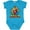 Turquoise, variant on Inktastic Soccer Girl Superhero Girls Baby Bodysuit