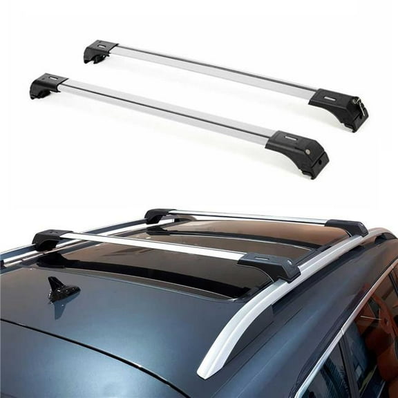 Omac USA 5215923 Skybar Roof Rack Cross Bar for 2009-2017 Opel Insignia A Caravan, Gray - 2 Piece