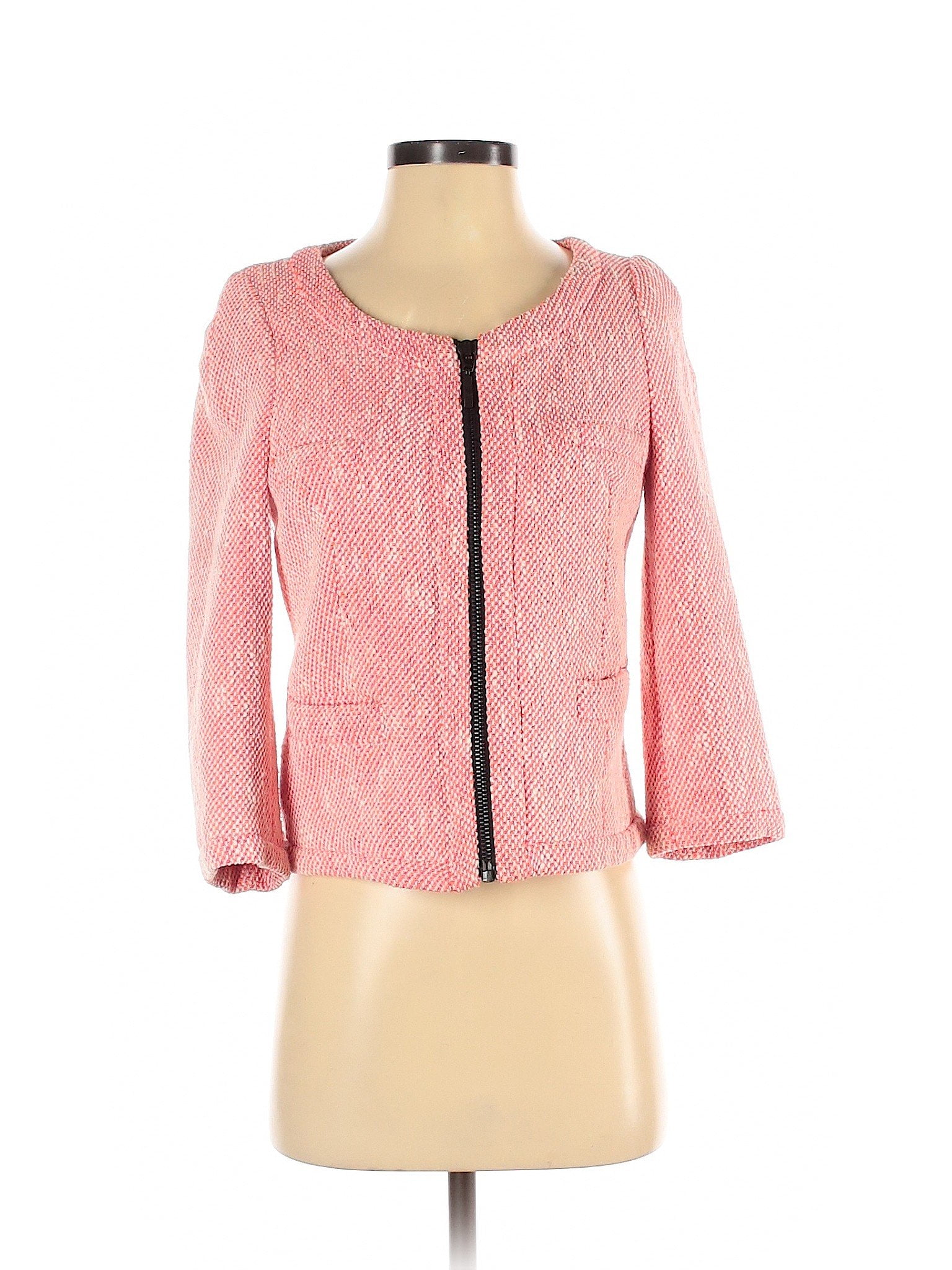 pink women's jacket zara