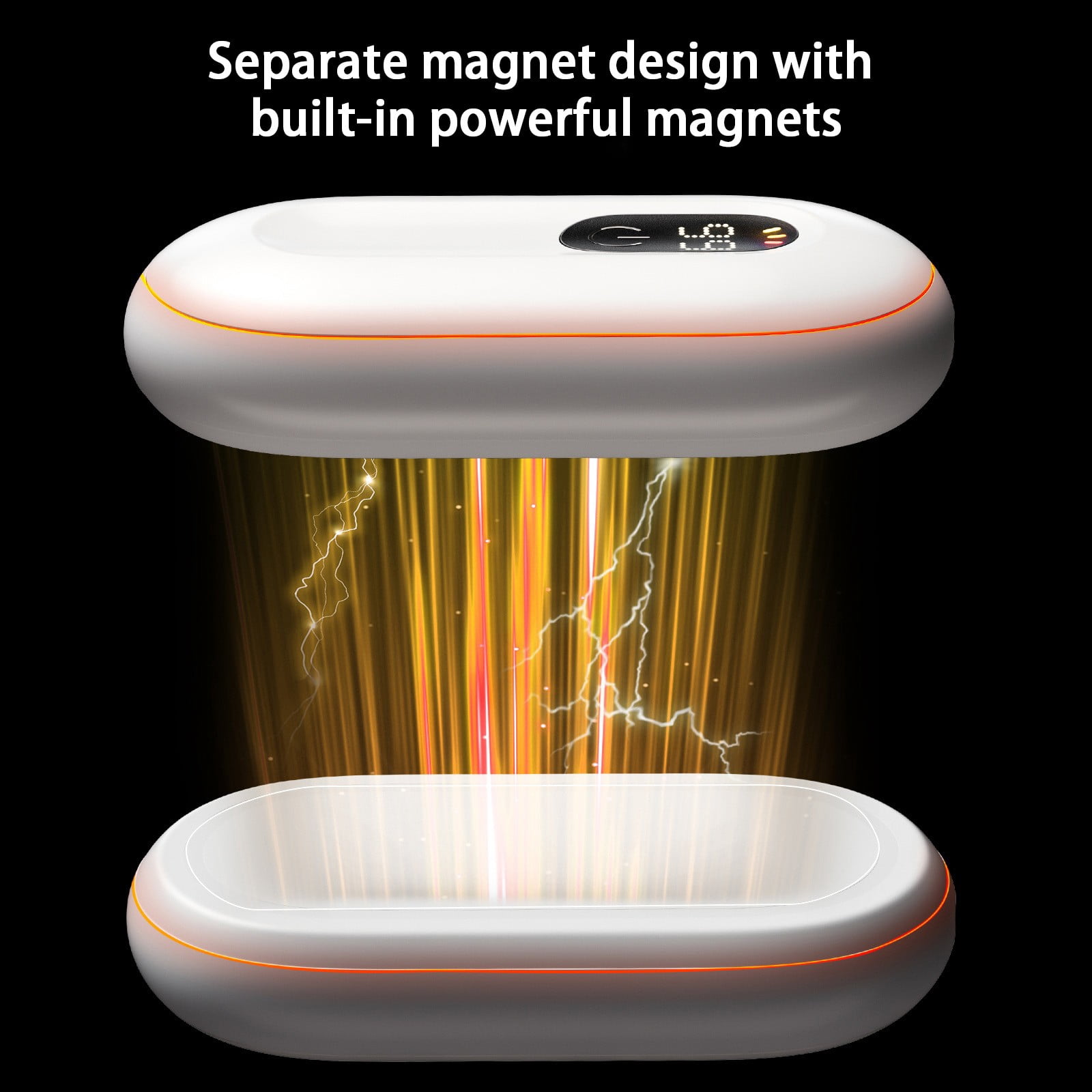 Vadktai Magnetic Rechargeable Hand Warmers 2 Pack, Ultrathin Electric Handwarmers, Portable Pocket-Sized Heater, for Men, Women Purse Must Haves