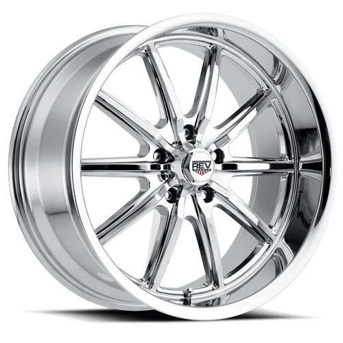 REV Wheels 110C-7706500 110 Series- 17x7 - 4 bs - 5x4.5/5x114.3 - Chrome
