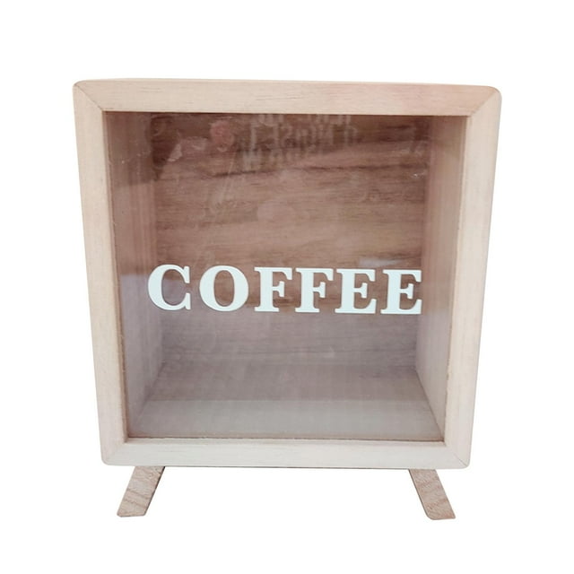 Hucha de madera para regalo de Navidad, multiusos, para dinero B