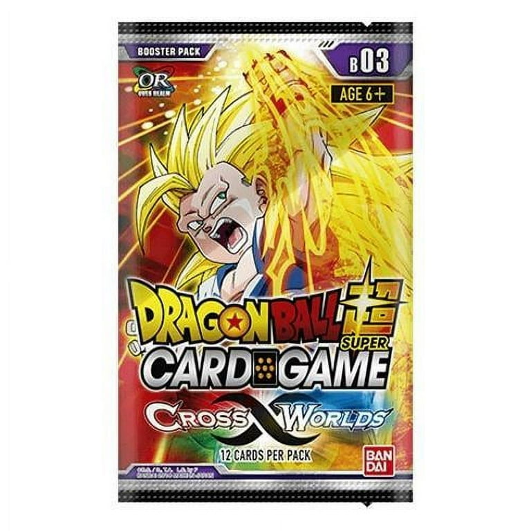 Dragon Ball Super TCG: Cross Worlds Booster Box - Series 3 - 24 Packs [Card  Game, 2 Players]