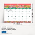 thumbnail image 6 of Good Vibes | 2027 14x10" 18 Months Desk Pad Calendar | July 2026 - December 2027, 6 of 9