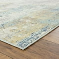thumbnail image 4 of Luxe Weavers Modern Abstract Indoor Silver 5x7 Area Rug, Stain-Resistant Carpet, 4 of 7