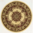 thumbnail image 2 of Radici Area Rug - Castello 5'3 Round In Ivory, Medallion, Oriental, 2 of 2