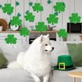 thumbnail image 4 of DAMAI 12 Pcs St. Patrick’s Day Shamrock Decorations - 4.7 inch Glitter Green Lucky Shamrock Hanging String Garland, Irish Lucky Day Clover St. Patty's Day Hanging Ornaments Party Supplies, 4 of 8