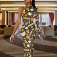 thumbnail image 2 of Robe Fendue Demi-Manche Mode Femme Vêtements d'Été Combinaison Robe d'Anniversaire, 2 of 4