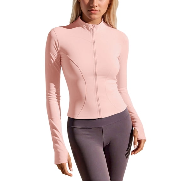 UJNDER Women's Lightweight Stretchy Yoga Jacket Breathable Workout Running Hoodie Slim Fit Athletic Casual Outerwear for Women PK1 XXXL