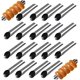 thumbnail image 1 of 20 Uds. Tubos de conos de cuerno de crema antiadherentes, juego de moldes para hornear pasteles y croissants con tornillo de acero inoxidable, molde para rollos con forma de Cannoli, 1 of 5