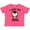 Vintage Hot Pink, variant on Inktastic I Love My Mom with Cute Penguin and Hearts Girls Toddler T-Shirt