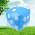 thumbnail image 1 of 30Cm inflatable multi color blow-up cube pvc dice toy game toy, 1 of 5
