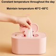 thumbnail image 2 of LED Display Wipe Warmer Dispenser USB Quick Towel Napkin Heating System Wet Wipe Warmer For Travel Car Wet Tissue Household, 2 of 6