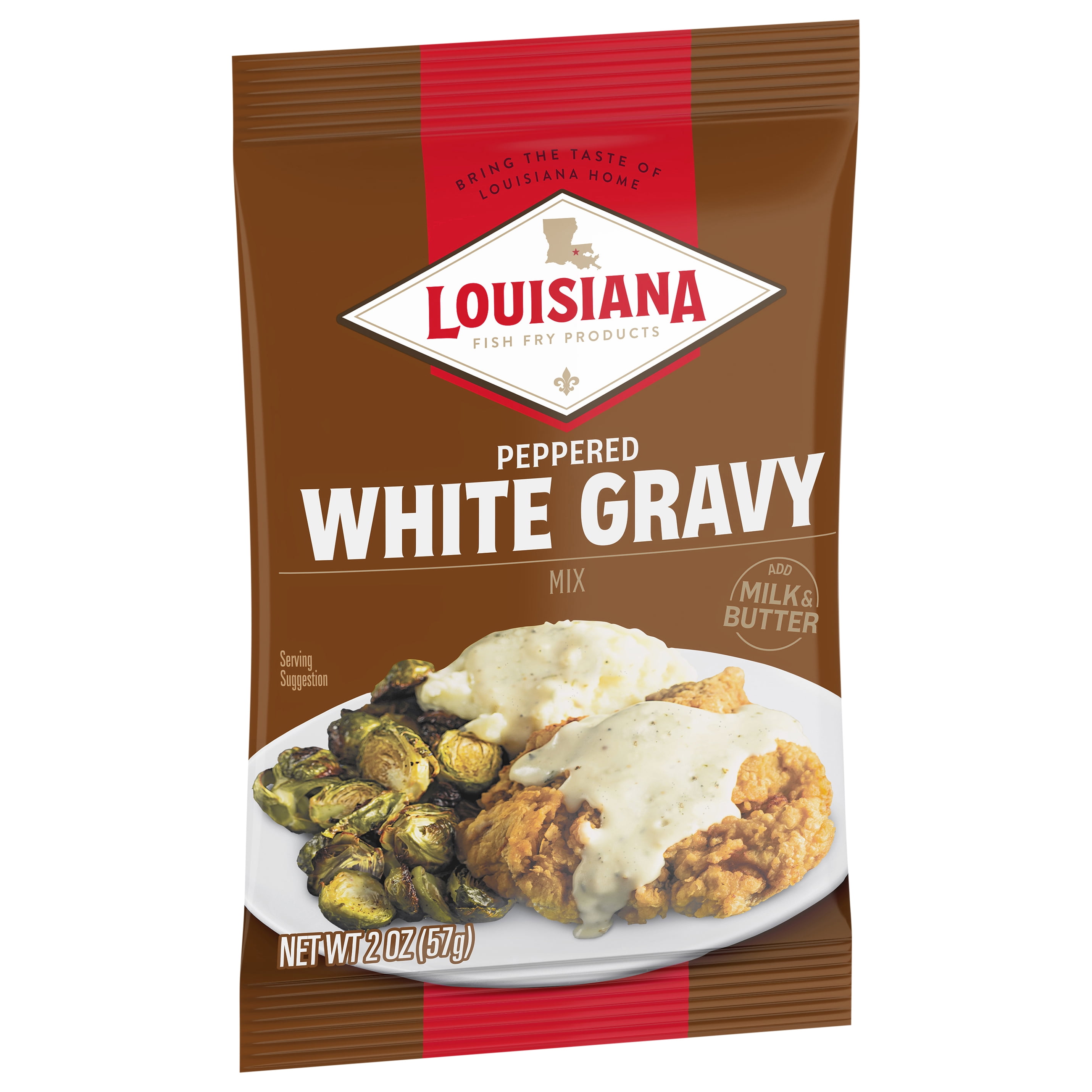 (2 pack) White Gravy Mix, 2 oz, bag
