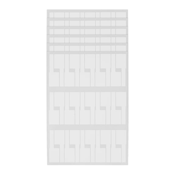 Unique Bargains Handwritable P-Type Gift Stickers 3.31"x1.02" 6 Pcs White