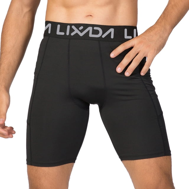Abrenamiento LIXADA 3 PACK Men Sports Sports Sports Sports Active Entrenamiento trasero Con Bolsillo