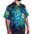 thumbnail image 2 of Note Men's Casual Button Down Short Sleeve Printed Summer Beach Shirts, 2 of 6