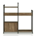thumbnail image 4 of Symone 6-Shelf Wood Bookshelf, Reclaimed Oak, 4 of 7