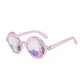 thumbnail image 1 of 2-in-1 Kaleidoscope for Sun Glasses Light Diffraction Eyewear Glasses with Prism Lens Music Festival Costume Accs Supply, 1 of 4