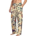 thumbnail image 2 of Balery Floral With Birds And Fantasy Flowers print Men's Pajama Pants,Ultra Lightweight Pjs,Lounge Pant-X-Large, 2 of 9