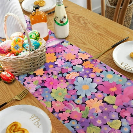 

YruYptpaln Easter Egg European Table Flag Table Decoration Table Cloth Home Insulated Table Mat Easter Party Decoration Tablecloths for Rectangle Tables Christmas