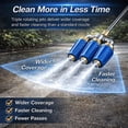 thumbnail image 3 of 2026new Triple Turbo Nozzle Pressure Washer, 360° Rotating High-Pressure Nozzle with 1/4" Quick Connector, 4000 PSI Max, 4–6 GPM Flow for Power Washers and Outdoor Cleaning, 3 of 8