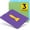 Green, Purple, Blue, variant on Standard Grip Cutting Mat, 3 Pack Cutting Mat 12x12 Compatible with Cricut Maker 3/Maker 4/Maker/Explore 3/4/Air 2/One, Standard Adhesive Sticky Quilting Cutting Mats Replacement Accessories