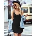 thumbnail image 4 of Ekouaer 2 Pack Nightgowns for Women Racerback Sleeveless Night Shirt Sexy Sleep Dress Spaghetti Strap Sleepwear, 4 of 5