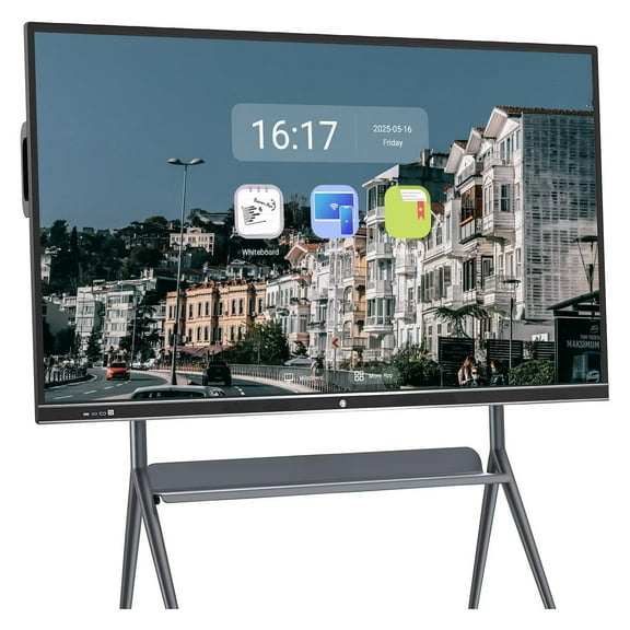 JYXCN 86inch Smart Board Screen Mirroring Reverse Control IR Touch Wireless Smart TVs for Digital Signage, School & Office & Home