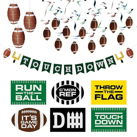 Football Party Touchdown Decorating Kit - 22 Pieces