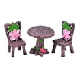 thumbnail image 2 of lionlar Miniature Chaise de Table Ensemble Maison de Poupée Bricolage Ornements Sable Table Décor Décor, 2 of 4