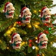 thumbnail image 5 of Wooowa Christmas 2D Flat Colorful Animal Acrylic Ornaments, Vibrant Printed Holiday Decorations for Xmas Tree & Home, 5 of 8