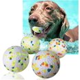 thumbnail image 4 of Pelota para perro, pelota de goma para perro, (1 punto verde), pelota para perro indestructible, juguete de goma dura para masticar, dientes limpios, juego, entrenamiento, 4 of 5