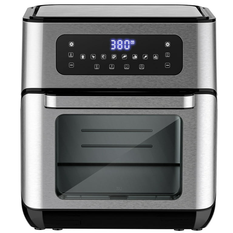 LED Digital Air Fryer Oven, 10 Quart Airfryer Toaster Oven, 1500W