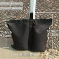 thumbnail image 3 of Poids de Qualité Industrielle, Poids de Jambe pour Tente, Tissu Durable, Conception Portable, pour Camping en Plein Air, Stabilité de Solution, Poids Robustes, pour Randonnée Randonnée,YISHFHP,Noir, 3 of 7