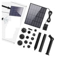 thumbnail image 5 of 3.5W Solar Fountain Pump DIY Solar Panel Fountain With 4.9FT Water Pipe Pump For Bird Bath Garden Decoration Pets Drinking Pon ,Multi-Install Methods, 5 of 5