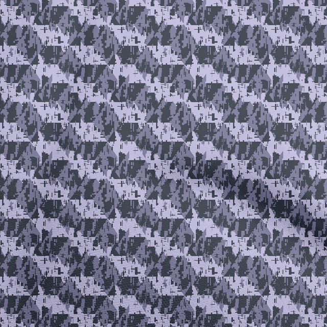oneOone Viscose Chiffon Purple Fabric Asian Block Craft Projects Decor Fabric Printed By The Yard 42 Inch Wide