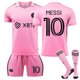 thumbnail image 1 of Camiseta de París No. 7 Mbappé Manchester City Riyadh Portugal No. 7 Ronaldo uniforme de fútbol para adultos y niñosCasa No. 10 de Miami usando calcetines, 1 of 1