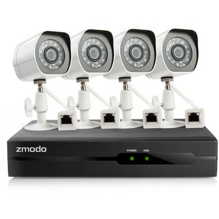 Zmodo 4-Channel 1080p Full HD sPoE NVR Security System with 2TB Hard Drive