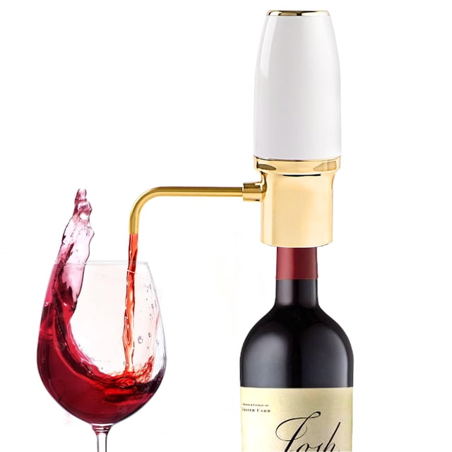 Aireador eléctrico de vino, decantador, vertedor y dispensador automático
