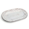 thumbnail image 3 of Pfaltzgraff Trellis 13.8 inch Stoneware Oval Platter White, 3 of 4