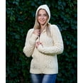 thumbnail image 5 of Ladies Merino Wool Double Collar Zipped Cardigan, 5 of 9