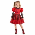 thumbnail image 2 of Descendant4 Halloween Costume Red and Chloe Princess Dress Movie Character Role Play Halloween Cosplay Dress Up Outfits Set for Carnival,Size 130, 2 of 9