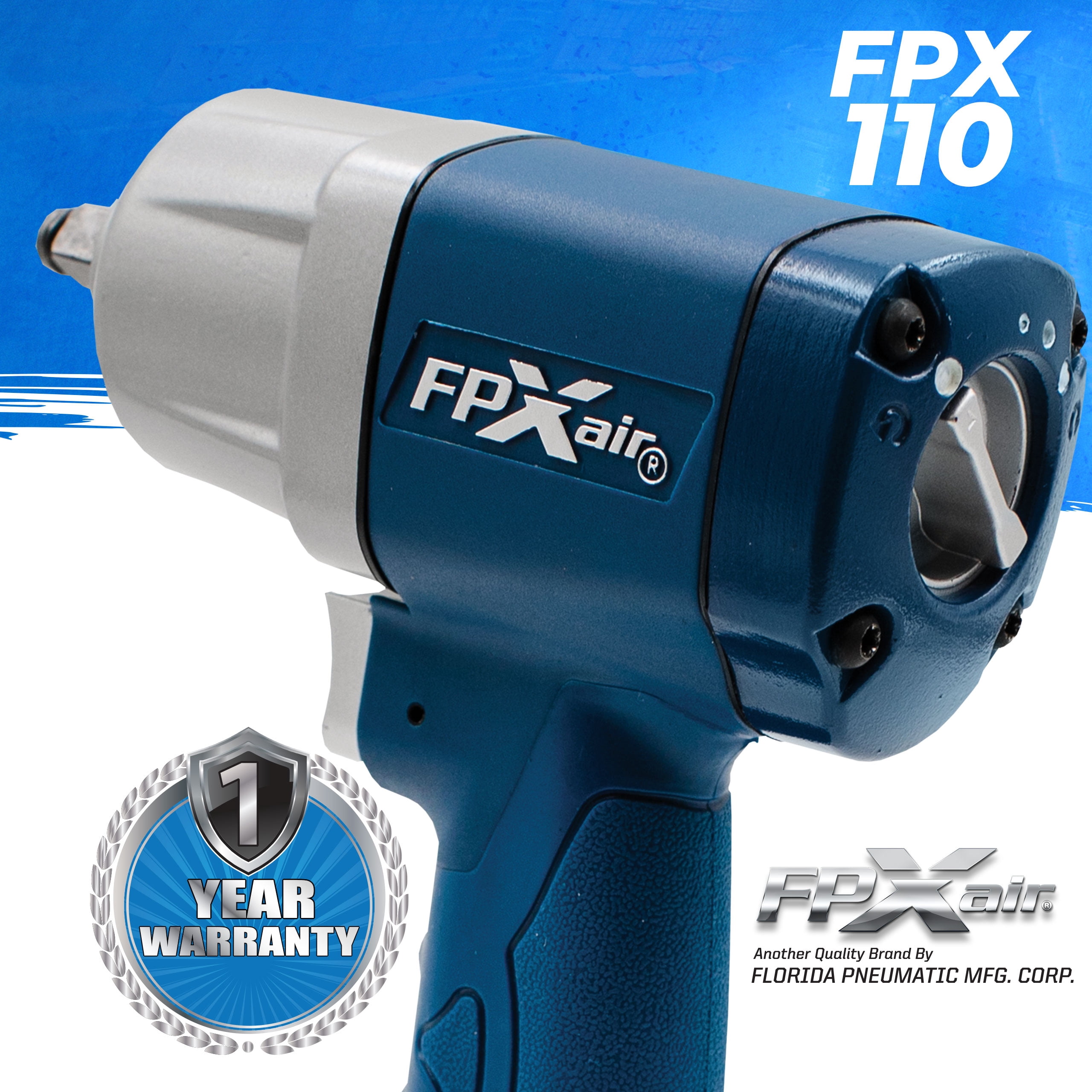 FPX-AIR 3/8" Composite Impact Wrench: FPX-110, Automotive Power Tools for Mechanics, Garage Tools