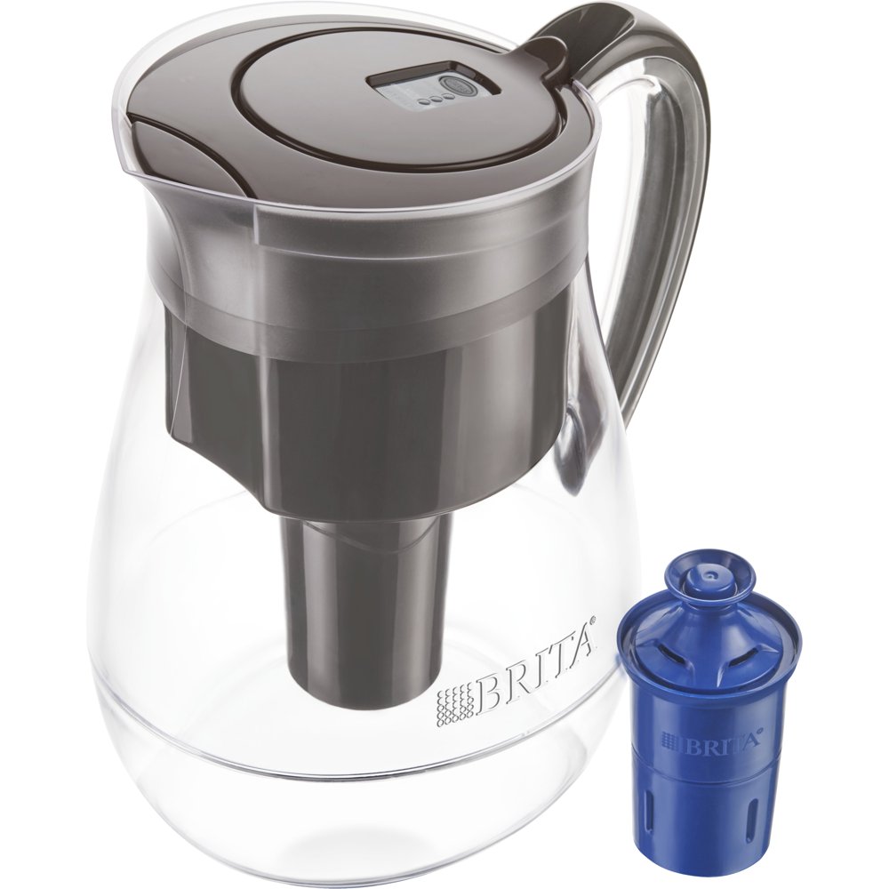 Brita Monterey Water Filter Pitcher, 10 Cup Black Coffee Walmart