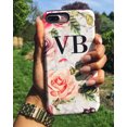 thumbnail image 2 of Personalised Watercolor Floral Initials iPhone XR Case,iPhone 15 Pro, 2 of 4