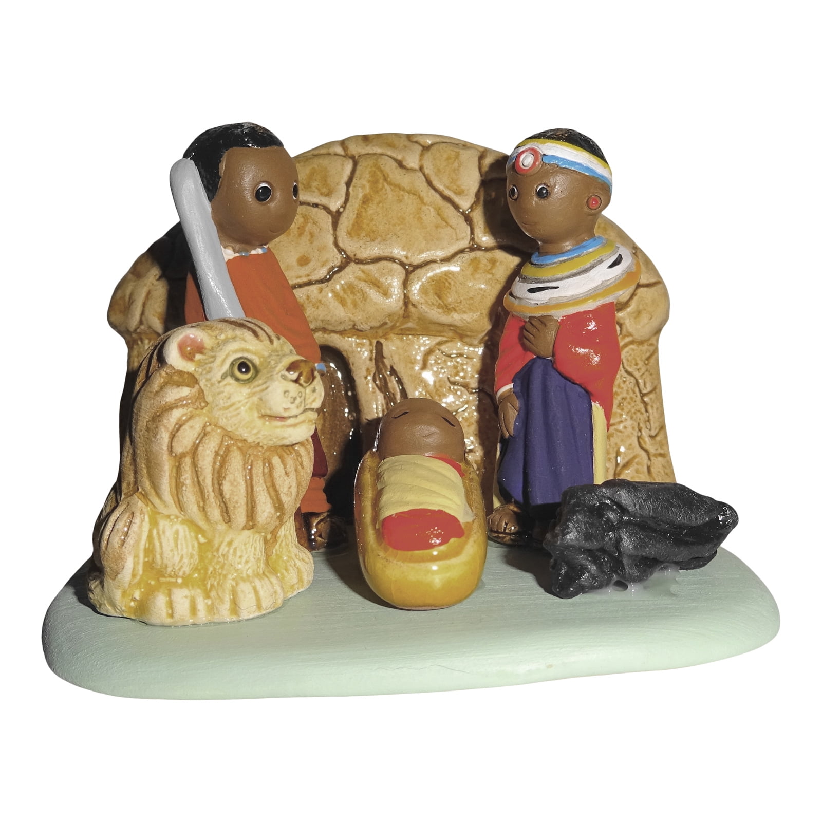 The Crabby Nook Small Cultural Nativity Scene Seasonal Decoration