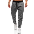 thumbnail image 5 of Pantalones deportivos para hombre, chándal informal, ropa de calle Harajuku, otoño e invierno, novedad, 5 of 5