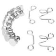thumbnail image 4 of Pants Button Pins, Detachable Adjustable Waist Buckle  For Skirts Collars For Sewing Silver, 4 of 8